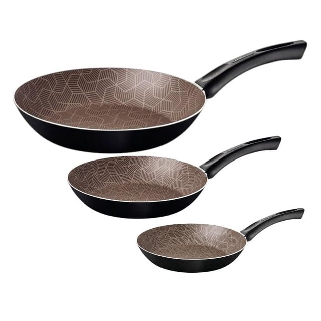 Juego de Sartenes Tramontina Rivoli Negro 3 piezas