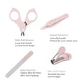 thumbnail image 7 of Baby Nail Kit, Baby Manicure Kit and Pedicure kit with Cute Owl Shape Case. Baby Nail Clipper, Scissor, Baby Nail File & Tweezer for Newborn, Infant & Toddler, Mothers Day(Pink), 7 of 7