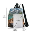 thumbnail image 3 of FORMRS Women's Travel Backpack Purse Anti-Theft Hidden Pockets Casual Shoulder Bag, Lake, 3 of 7