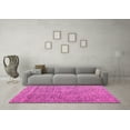 thumbnail image 3 of Ahgly Company Indoor Square Abstract Pink Modern Area Rugs, 7' Square, 3 of 4