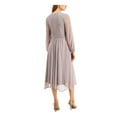 thumbnail image 2 of ALFANI Womens Gray Long Sleeve Midi Wrap Dress Party Dress Size: XXL, 2 of 4