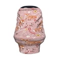 thumbnail image 2 of Fotbe Beautiful Fox Pattern Car Seat Covers for Babies, Nursing Breastfeeding Cover Infant Carseat Canopy, Soft Stretchy Carrier Cover, 2 of 9