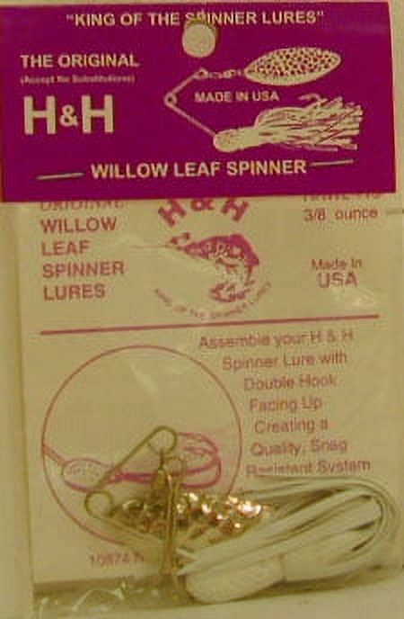 H&H Lure Willow Leaf Spinnerbait, 3/8 oz