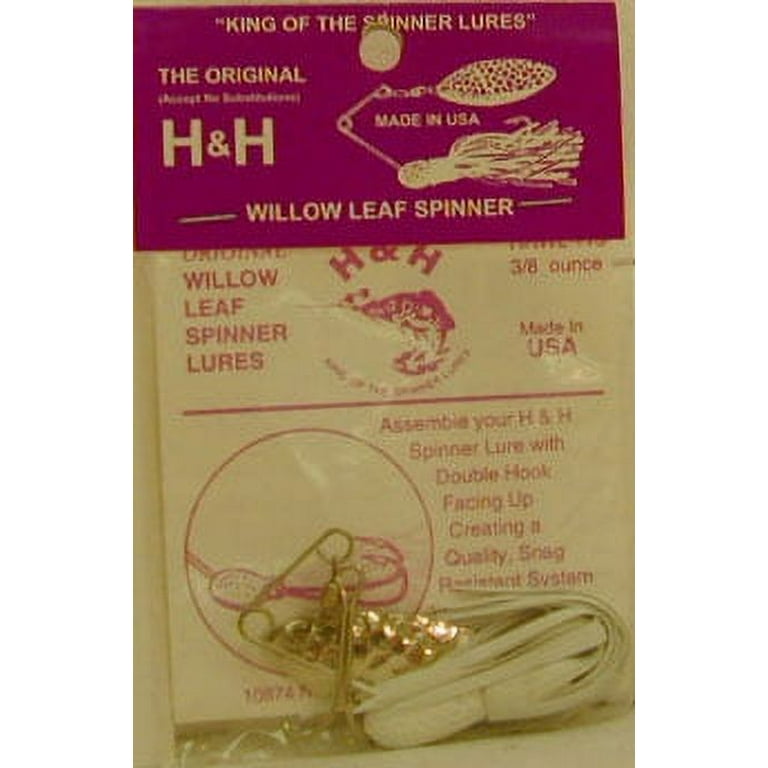 H&H Lure Willow Leaf Spinnerbait, 3/8 oz 