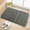Gray, variant on Memory Foam Bath Mat Coral Velvet Super Water Absorbent Polyster Soft Shaggy Anti-Slide For Bathroom Floor Rug - 24"x16"