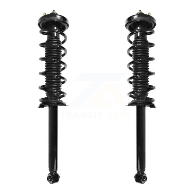 Transit Auto Rear Complete Suspension Shocks Strut and Coil Spring Mount Assemblies Pair for Car Honda Accord Acura TL - Left Right Side (Driver Passenger) K78A-100229
