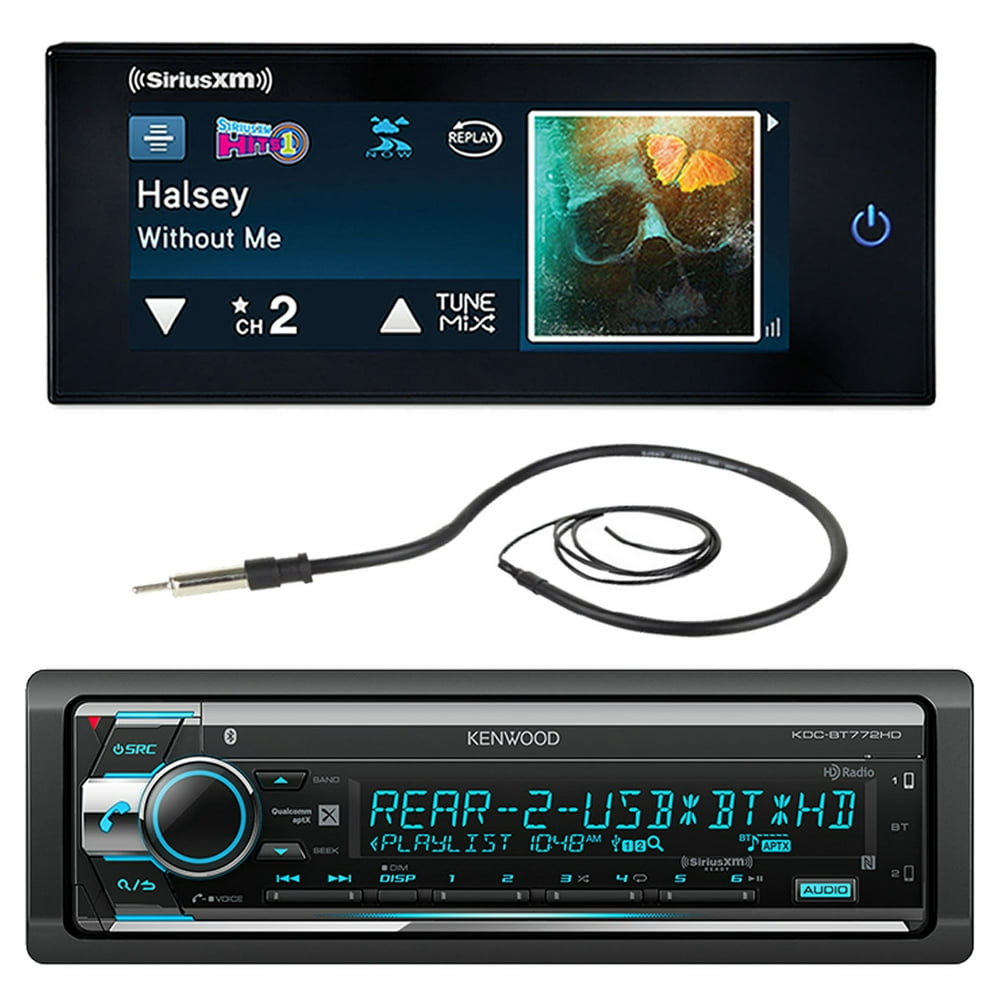 Kenwood Single Din CD/AM/FM Car Audio Receiver with BuiltIn Bluetooth