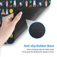 thumbnail image 3 of Bingfone Rocket Space Large Gaming Mouse Pad,Extended Desk Mousepad with Stitched Edges,Non-Slip Base,Water Resist Keyboard Pad for Gamer, Office & Home, 29.5 x 16 in, 3 of 6