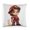 Pattern, variant on Pillow Case Cute Cartoon Firefighter Brunette Boy Square Pillow Cover Custom Name Fireman Sofa Pillow Cover Pillow Case Farmhouse Rustic Cushion Case for Sofa Couch 18"x18"