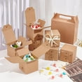 thumbnail image 5 of Colorful 16 PCS Corrugated Cardboard Box 2.76x2.76x2.76 Inch Square Kraft Folding Box with Lid Jewelry Mini Cardboard Box for Gift Packing Shipping and Storage, 5 of 6