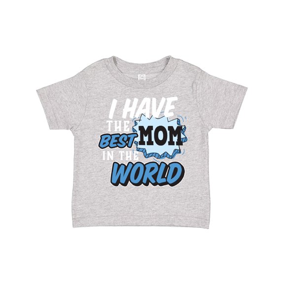 Inktastic I Have the Best Mom in the World with Speech Bubble Boys Toddler T-Shirt