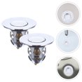 thumbnail image 3 of Shisuyan Bathroom Accessories Copper Square Drain Plug 2Pcs 6x0.3937in, 3 of 9