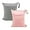 02grey & pink, variant on 2pcs Cloth Diaper Wet Dry Bags Waterproof Reusable with Two Zippered Pockets Travel Beach Pool Daycare Soiled Baby Items Yoga Gym Bag for Swimsuits or Wet Clothes L-B1929