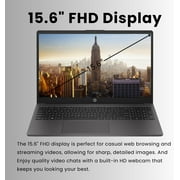 HP Newest 255 G10 15.6 FHD Business Laptop, AMD Ryzen 7 7730U, 16GB RAM, 1TB PCIe SSD, Numeric Keypad, Webcam, Wi-Fi 6, HDMI, Windows 11 Pro, MS Office Pro 2024