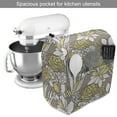 thumbnail image 2 of Botanic Stand Mixer Cover, Cactus Plants Along Flowers Bohemian Desert Scene Blossoming Bouquet, Kitchen Appliance Organizer Bag Cover with Pockets, 5 Quarts, Pale Green and Warm Taupe, by Ambesonne, 2 of 4