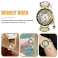 thumbnail image 2 of COSMOBETTY 1Pack Lady Quartz Watch Round Shape Alloy Stainless Steel Back Cover for Women 1.97X1.38X0.79in, 2 of 8