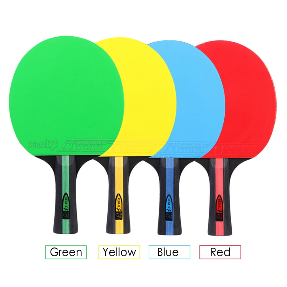 Durable Rubber Surface Ping Pong Set 2 Paddles, 3 Balls, Carry Bag Great for Learning Strokes
