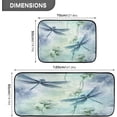 thumbnail image 3 of Coolnut Kitchen Rug Set of 2, Watercolor Dragonflies Cushioned Anti-Fatigue Kitchen Mat Non Slip Washable Floor Mat Comfort Standing Mats for Office, Home, Laundry Room Home Decor Gifts, 3 of 7