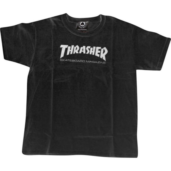 Thrasher Magazine Logo Youth Extra Small T-Shirt Black