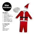 thumbnail image 3 of Northlight White and Red Santa Claus Men's Christmas Costume Set - Standard Size, 3 of 5