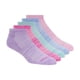 thumbnail image 1 of Pack de 5 calcetines Skechers de corte bajo para mujer, color rosa y azul, 1 of 4