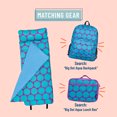 thumbnail image 6 of Wildkin Original Nap Mat with Pillow for Boys and Girls, Features Hook and Loop Fastener, Roll-Up Design, Soft Cotton Blend Materials (Big Dot Aqua), 6 of 7