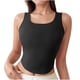 thumbnail image 2 of Top de poliéster para mujer, con tirantes de color liso y ventilación en el interior., 2 of 6