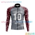 thumbnail image 3 of Maillot de ciclismo Love The Pain de manga larga para hombre, secado rápido, abrigo fino, Camisa De Time, sudadera para equipo ciclista de primavera y otoño, 3 of 5