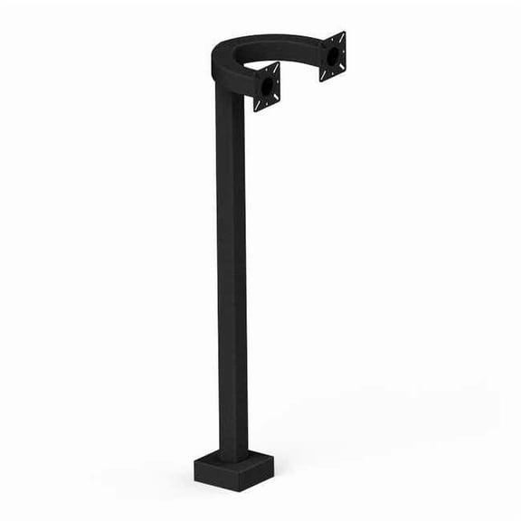 Pedestal Pro Dual Head Pedestal,42"H,Powder Coat 42-TT