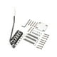 thumbnail image 3 of Sonducket Puente de guitarra, equipo Musical eléctrico, sillín de Metal de tamaño compacto para principiantes, accesorios mejorados, tablero de cuerdas Accesorios para instrumentos musicales Sonducket OD025782-00, 3 of 6