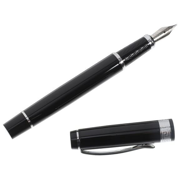 IFANLANDOR 1Set Nice Pen for Everyday Use and Writing Metal Cylindrical Fountain Pen 5.5X0.4X0.4In