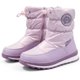 thumbnail image 1 of K KomForme Botas de nieve para niños y niñas, botas de invierno para exteriores, impermeables con forro de piel (niños pequeños/niños grandes), 1 of 4
