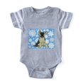 thumbnail image 1 of CafePress - FIN Holiday German Shepherd - Cute Infant Baby Football Bodysuit, 1 of 1