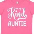 thumbnail image 4 of Inktastic Gift for Aunts | One of a Kind Auntie (white) Girls Toddler T-Shirt, 4 of 5