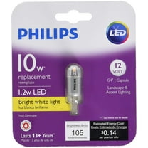 Philips 458497 10W Equivalent LED 12V Capsule Light Bulb