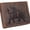 Brown, variant on MARSHAL Western Rodeo Bull Rider Design Genuine Leather RFID Blocking Cowboy Bifold Wallet for Men Black