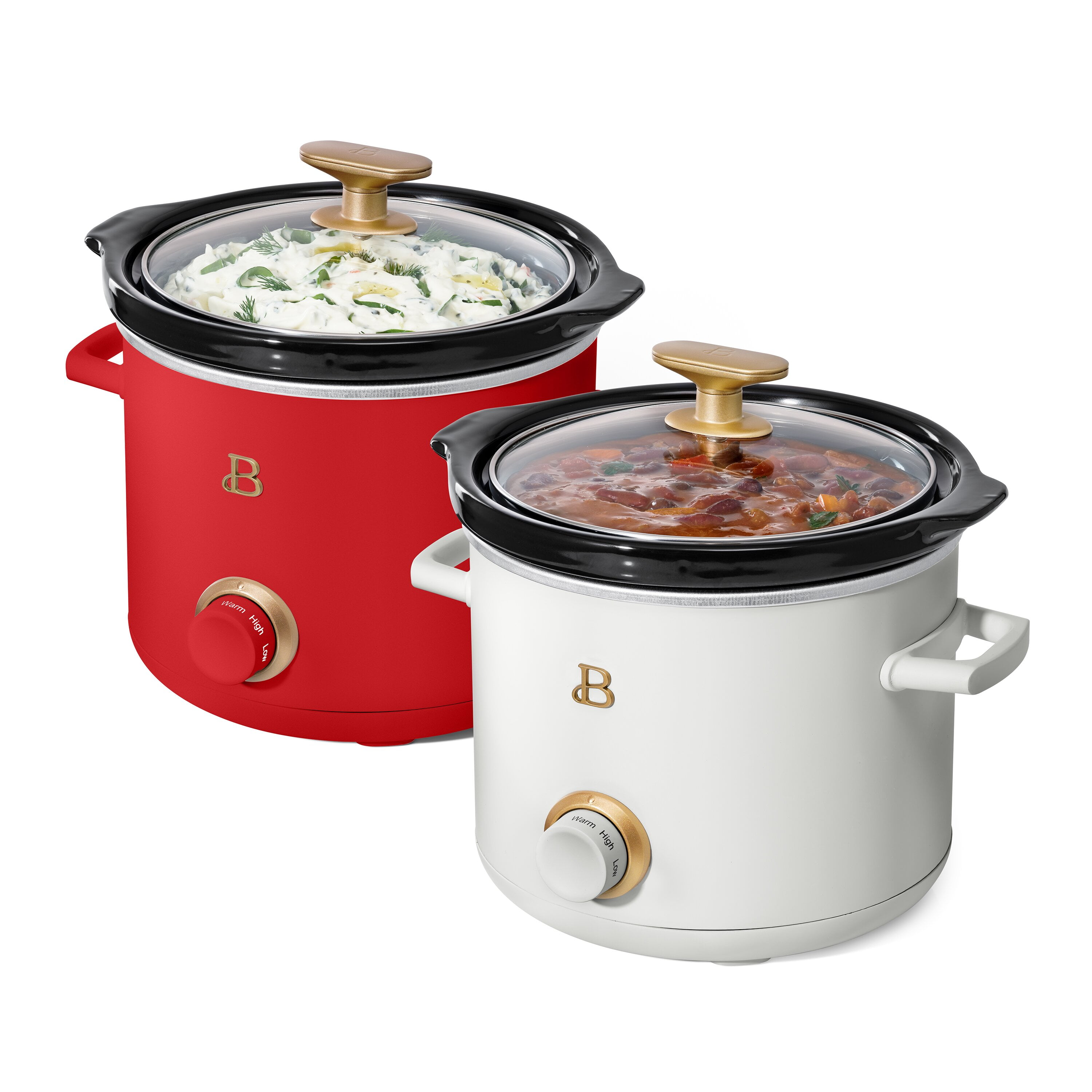 Beautiful by Drew Barrymore 2Qt Slow Cooker Set