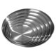 thumbnail image 1 of Platos de acero inoxidable de 6 tamaños, platos redondos de metal pulido, resistentes al agua, para el hogar, la cocina, el camping, el aperitivo, la pizza y la barbacoa. Juego de 6., 1 of 6