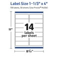 thumbnail image 6 of Avery TrueBlock Rectangle Labels, 1-1/3" x 4", 700ct, 6 of 8