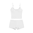 thumbnail image 4 of Short Set 2 Piece Sleeveless Tank Top and Shorts Summer Beach Outfits, 4 of 5