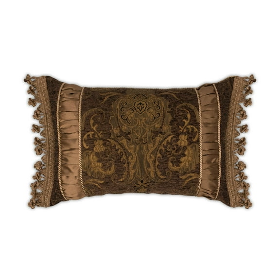Sherry Kline  China Art Brown Boudoir Pillow