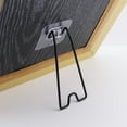 thumbnail image 5 of Nicerity Foldable Picture Frame Easel Stand 6 Pcs Portable Carbon Steel Small Picture Frame Holder Back Stands, Black-5.12"x2.36", 5 of 5