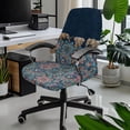 thumbnail image 2 of Xoenoiee Boho Mandala Elephant Print Computer Office Chair Cover, Stretchable Chair Covers Chair Slipcover, Anti-Dust Chair Protective Slipcover, Universal Chair Slipcover Protector, S, 2 of 6