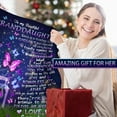 thumbnail image 3 of LHSHID Goddaughter Gifts from Godmother Goddaughter Gifts God Daughter Gifts from Godmother Blanket Gifts for Goddaughter God Daughter Gifts from Godmother 50x60in, 3 of 6