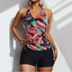 thumbnail image 4 of Traje de baño de mujer con sujetador sin soporte de acero Bikini Traje de baño estampado multicolor Traje de baño dividido OAVQHLG3B Store  lin121212, 4 of 4