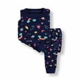 thumbnail image 3 of WIBACKER 1-7 Years Toddler and Little Girls' Long Sleeve Top and Pants Regular Fit 100% Cotton 2 Piece Pajama Set - Rainbow, 3 of 6