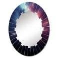 thumbnail image 2 of DESIGN ART Designart "Space Pink Universe Galaxy I" Space Modern Wall Mirror 20in.x30in., 2 of 5