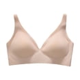 thumbnail image 4 of HNMKIU Women Sports Bras Strappy Padded Medium Yoga Workout Tops Breathable Athletic Activewear Seamless Adjustable Chest Band Khaki - XL, 4 of 4