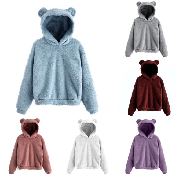 Tanghaowl Women's Sweatshirt Printed Pullover Sweatshirt Long Sleeve Crewneck Casual Comfortable Blouse for Daily Wear and Outfits Light Blue L