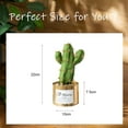 thumbnail image 2 of Planta de simulación en maceta, cactus tropical, decoración creativa para el hogar, maceta de flores artificiales, paisaje, plantas verdes, 2 of 5